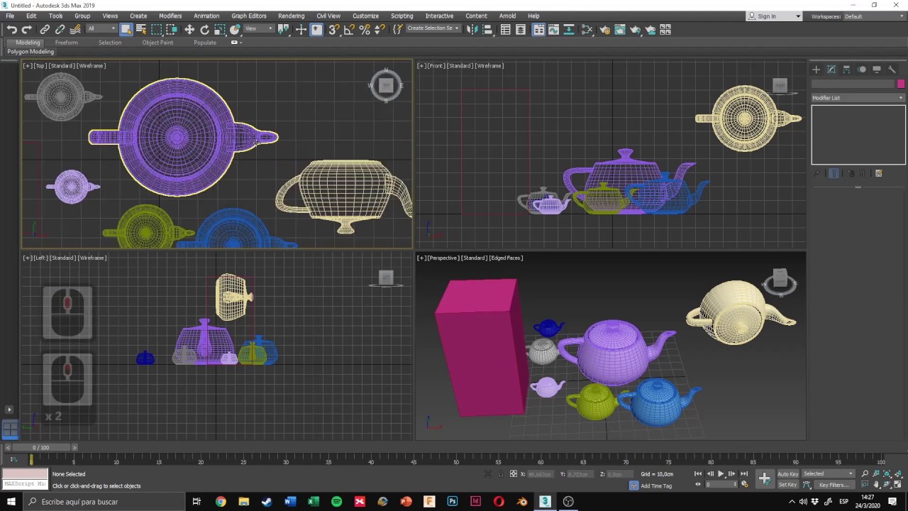 Tutorial en español 3ds Max - Introducción al Programa