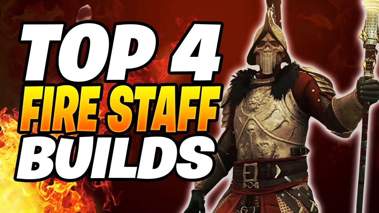TOP 4 NEW Best FIRE STAFF Builds 2023 | New World Fire Staff Build 2023
