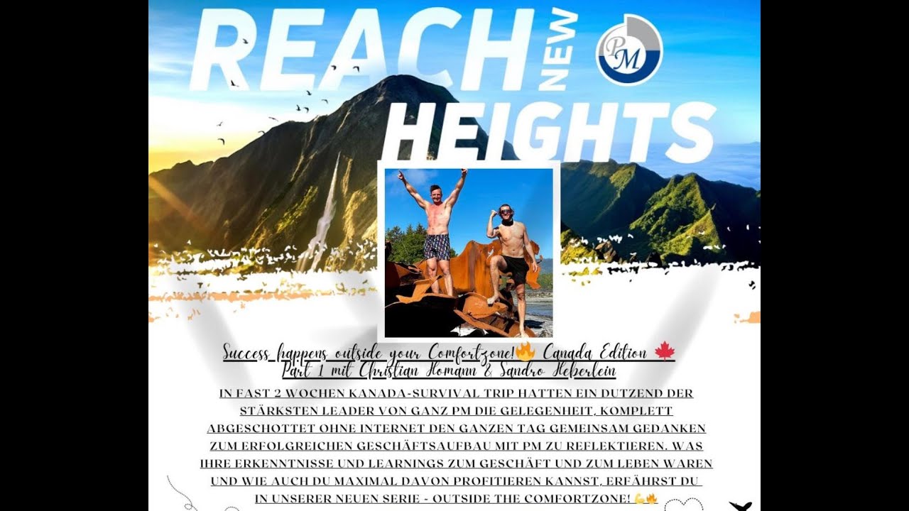 Success happens outside your Comfortzone!🔥Canada Edition🍁 Teil 1 Christian Homann & Sandro Heberlein