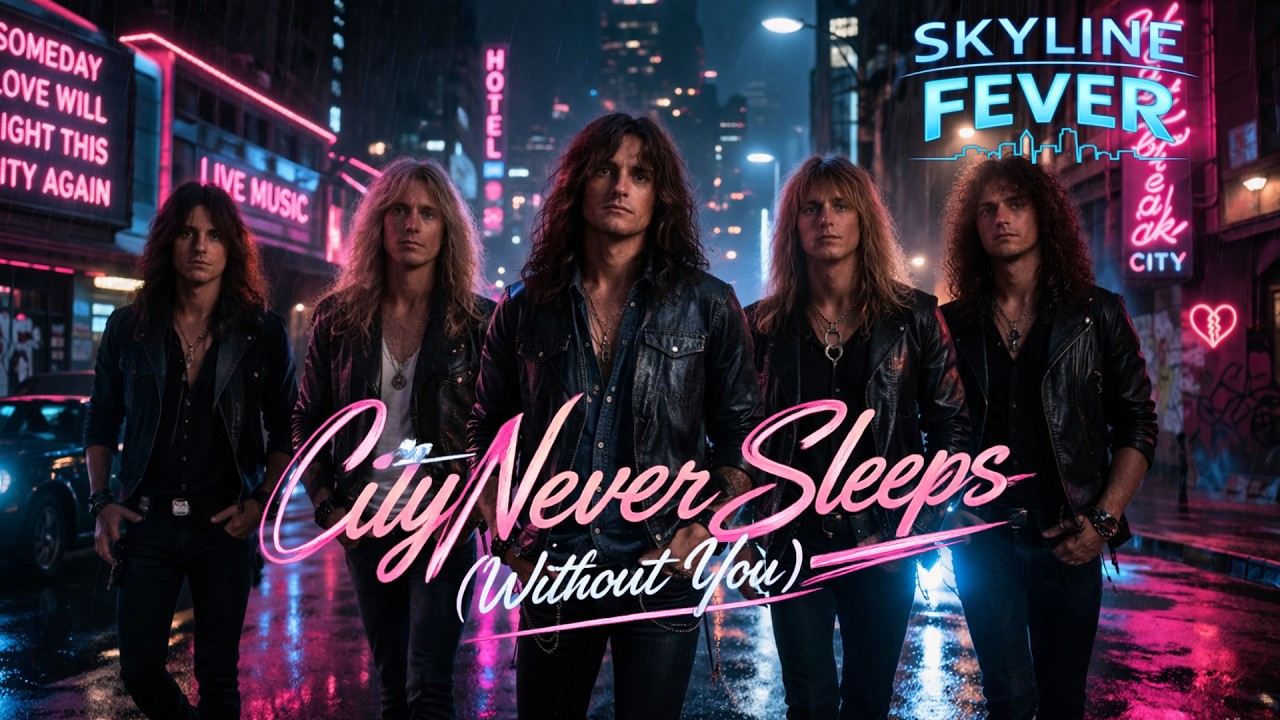 City Never Sleeps (Without You) | Skyline Fever | Official Lyric Video