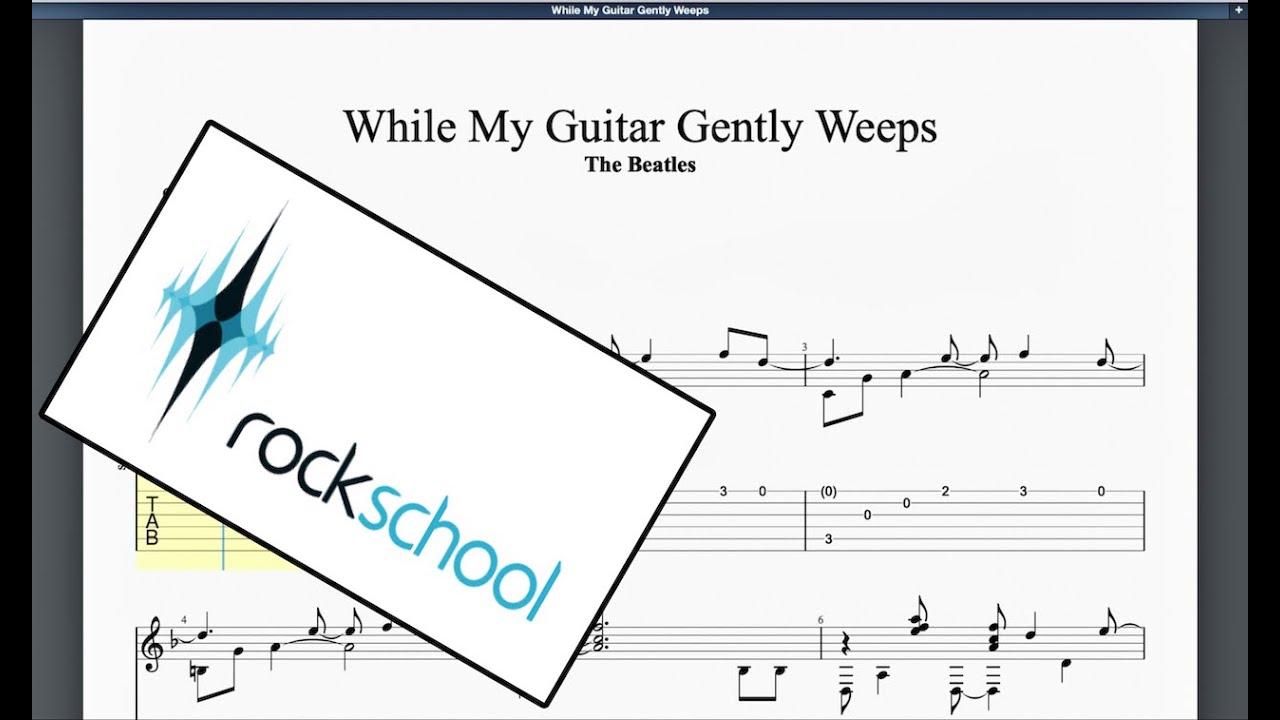 While My Guitar Gently Weeps (2019) Rockschool Grade 8 Acoustic Guitar