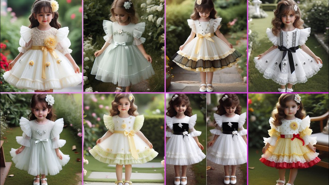 🎀 New Baby Girl Party Frock Designs 2025 | Trending Baby Dress Ideas | Kids Fashion Catalogue
