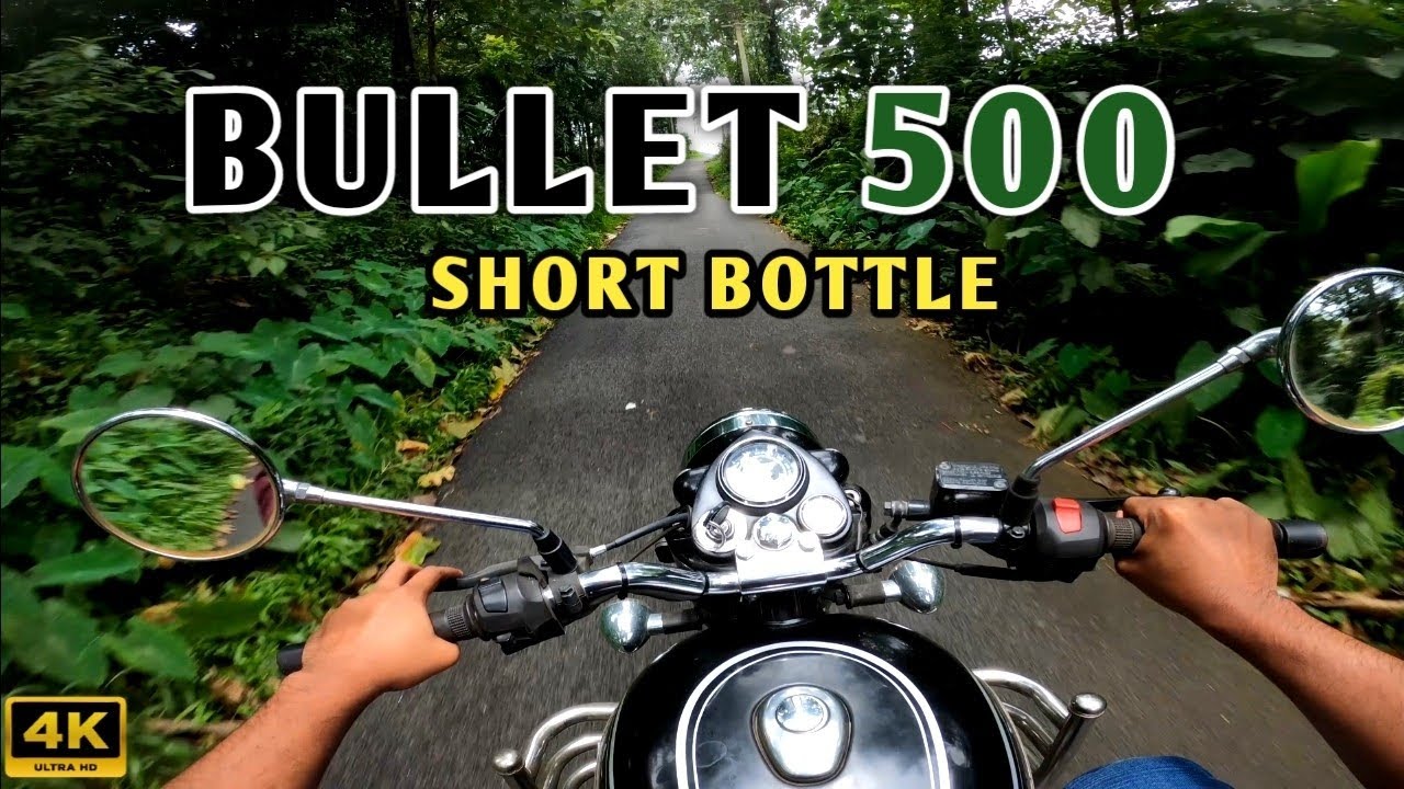 Bullet 500 | UCE Engine | Short Bottle Exhaust | ASMR Drive | Kerala #bullet #royalenfield #sound