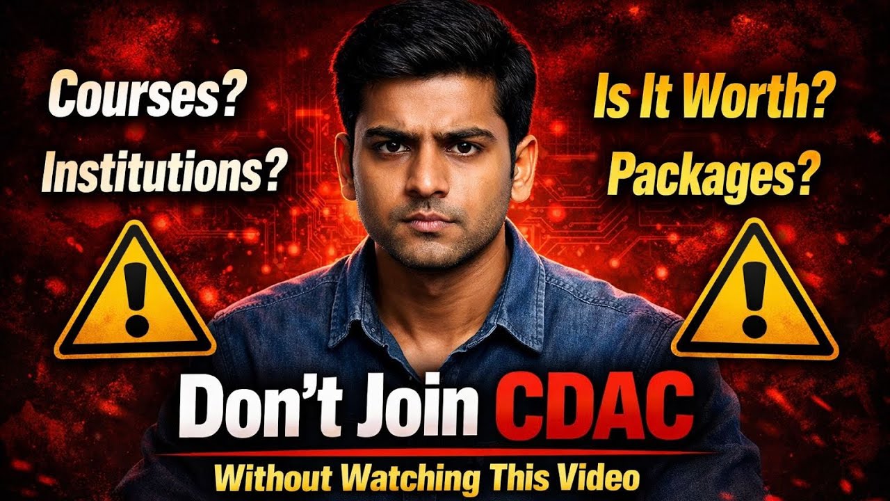 Don't Join CDAC Without Watching this Video | Biggest Mistake ? CDAC Result