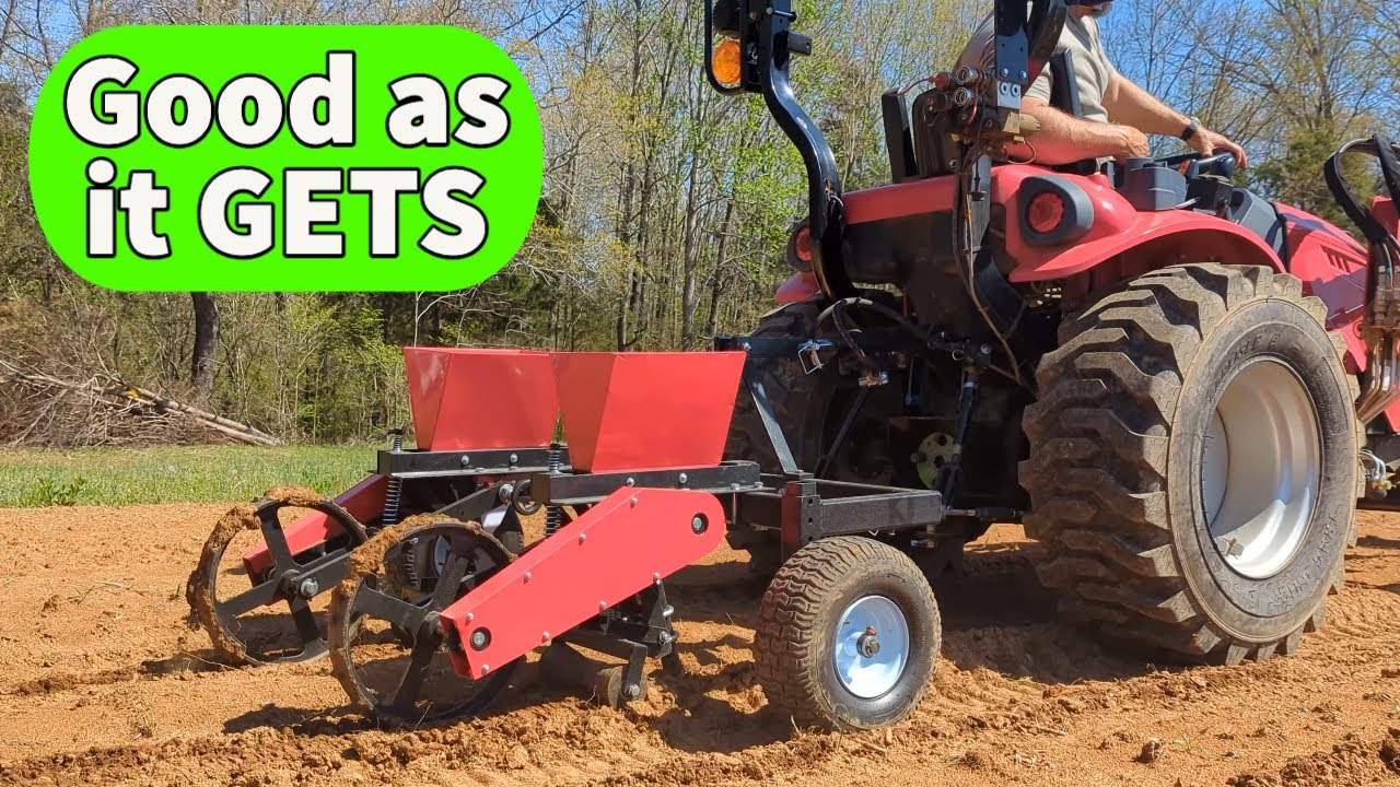 🌽TYM T25 Compact Tractor Planter - 2 Row three-Point Hitch Planter! 🚜
