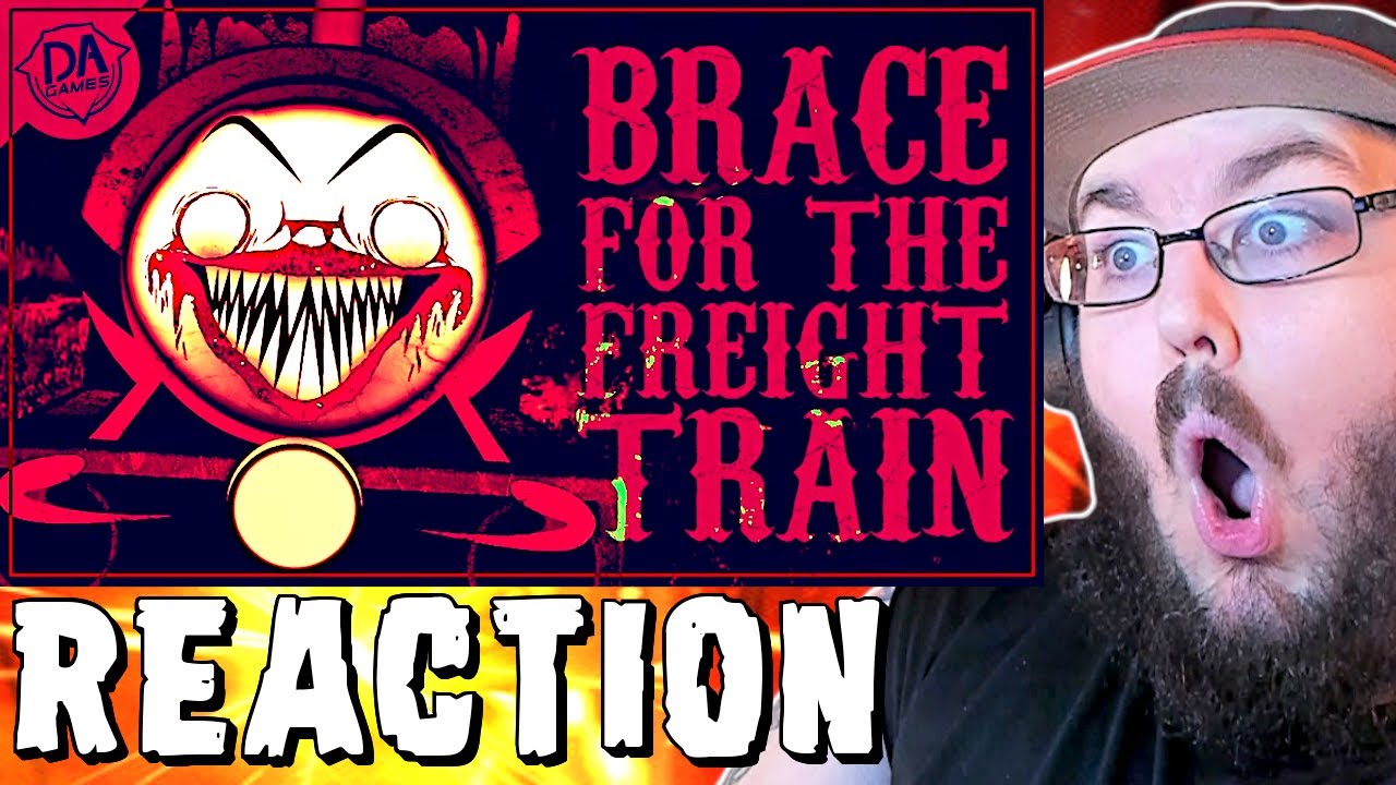 CHOO CHOO CHARLES SONG (Brace For The Freight Train) LYRIC VIDEO | DAGames REACTION!!!