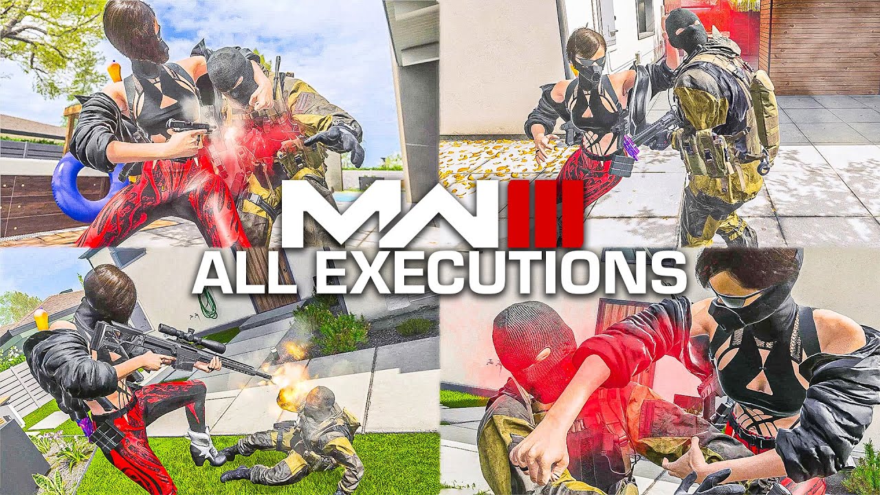 MW3 All Finishing Moves