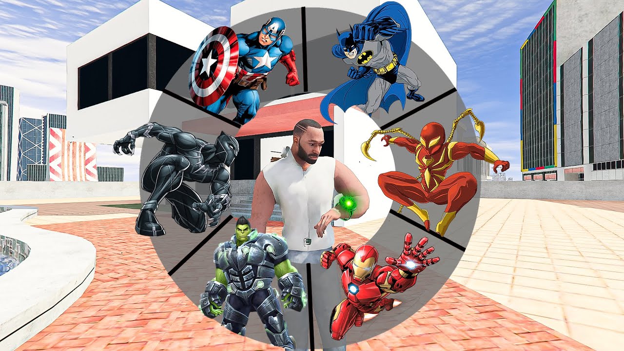 Franklin Try New Superhero Mode With Magical Watch in Indian Bike Driving 3D