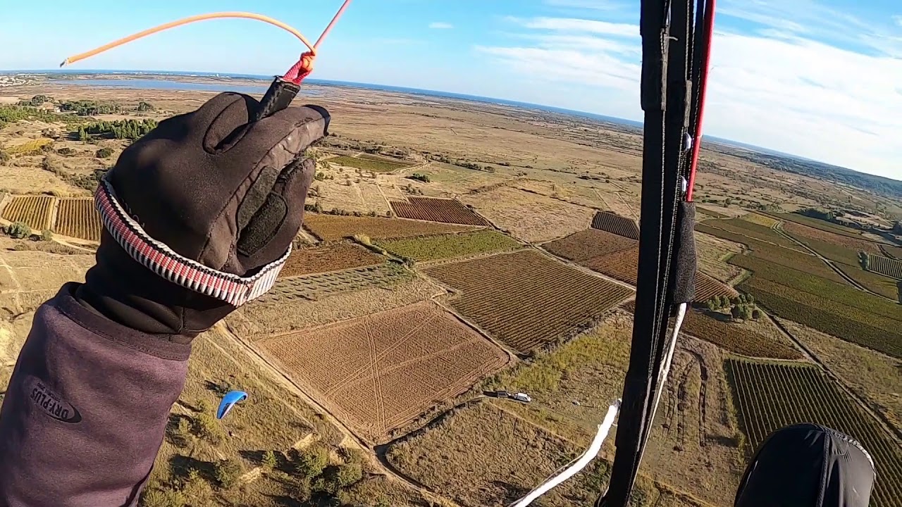 Parapente Nissan lez Enserune et Lespignan