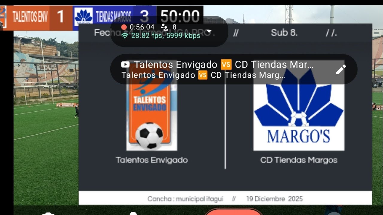 Talentos Envigado 🆚️ CD Tiendas Margos, LIGA PRO FUTBOL BASE sub8