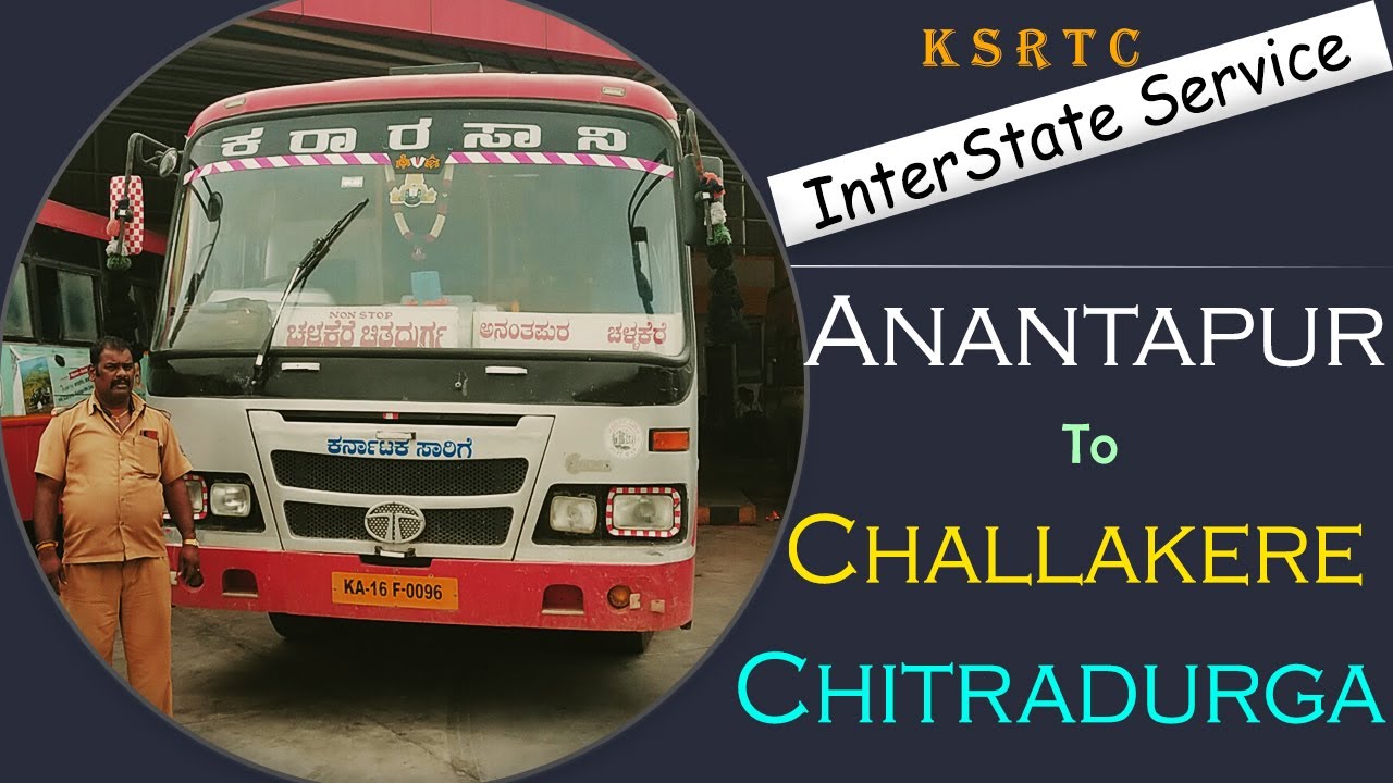 KSRTC Rare Service From Anantapur to #Challakere | #Anantapur to #Chitradurga Journey by KSRTC Bus
