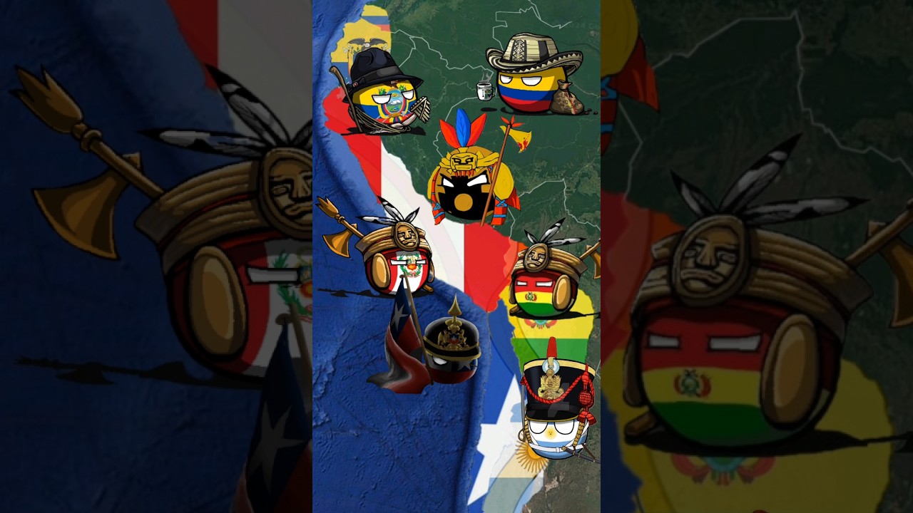 IMPERIO INCA #countryballs #paises #historia #mapa #guerra