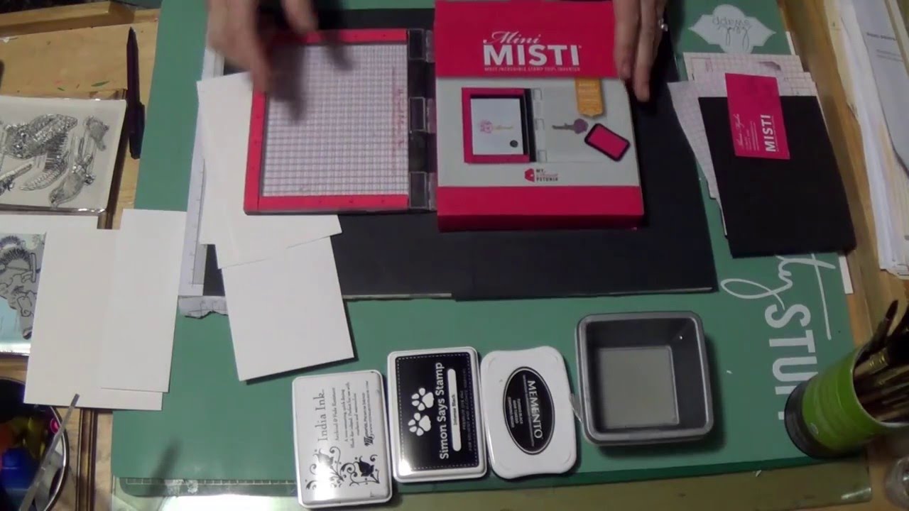 Review :  Mini Misti - Comparison of  Black Ink Pads.