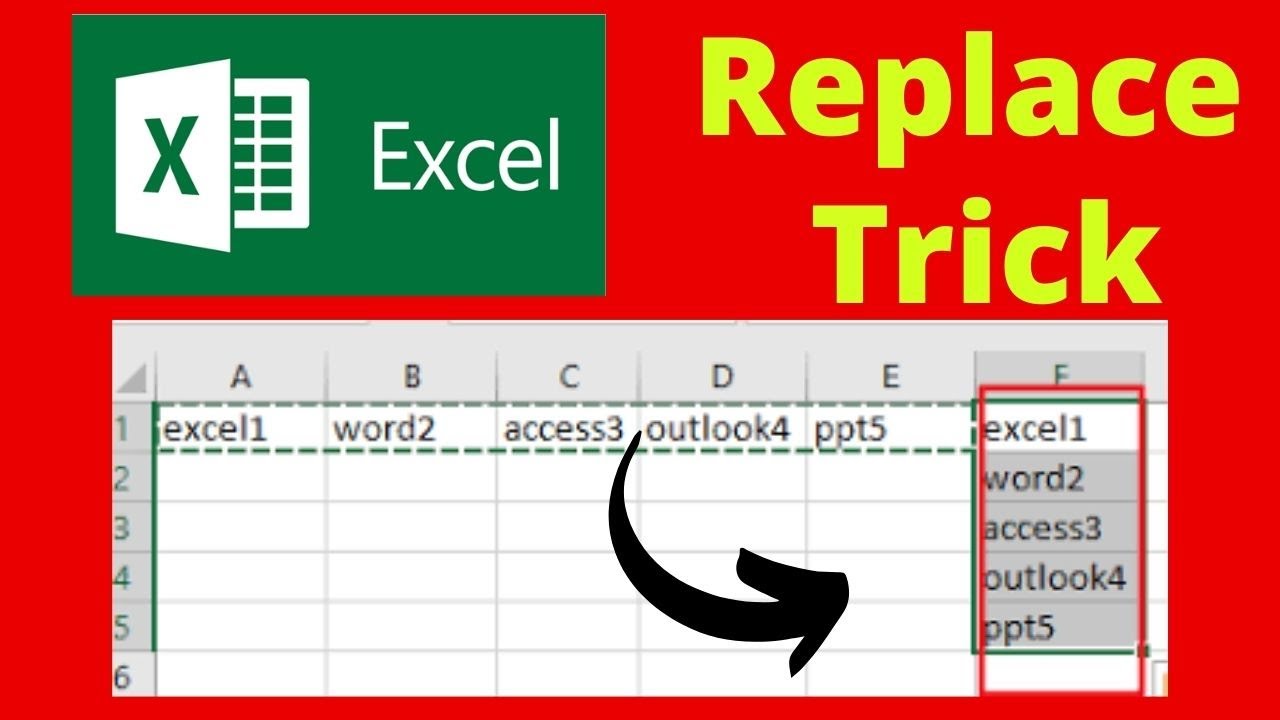Excel 2019 | Rows & Columns Functions Use | Replace Tricks on Excel