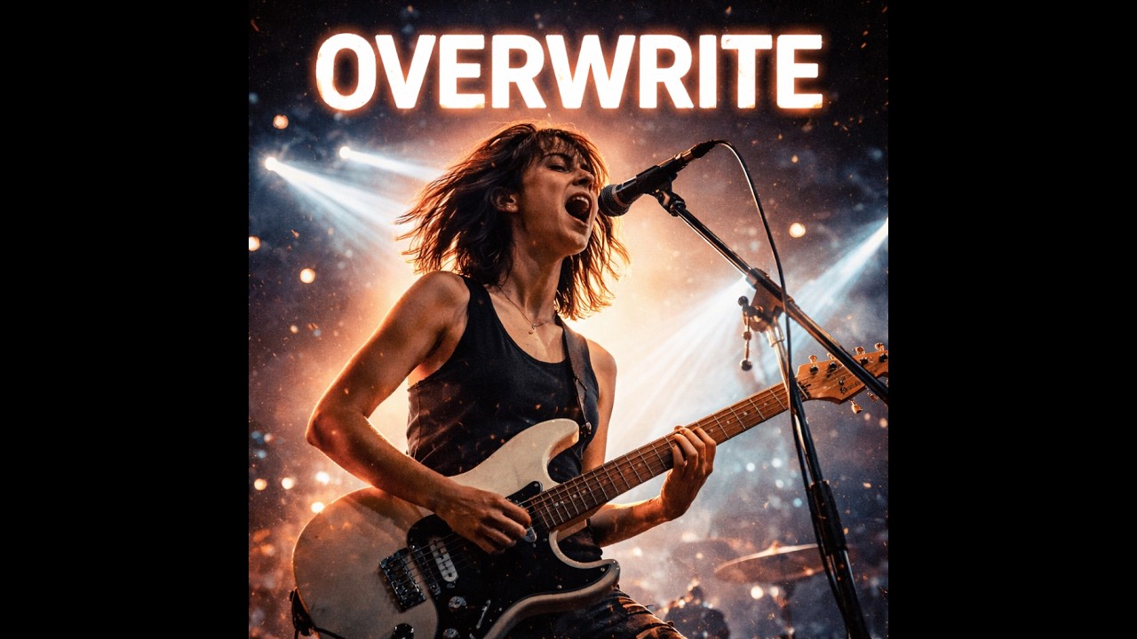 【NEON LANE】OVERWRITE　オリジナルver　#オリジナル #ロック #ガールズバンド #suno #AI  #ガールズロック #NEON_LANE #オルタナティブ