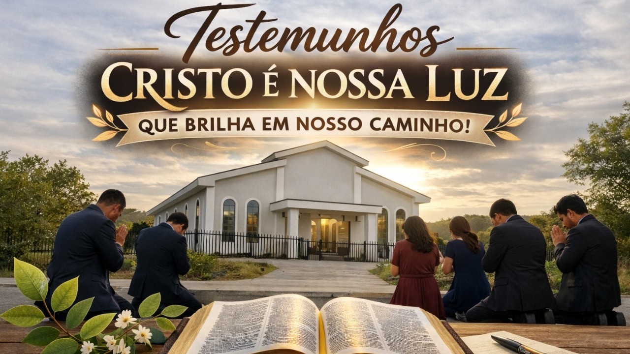 Testemunho CCB - Cristo é a nossa luz que brilha em nosso caminho #ccb #musicosccb #apazdedeus