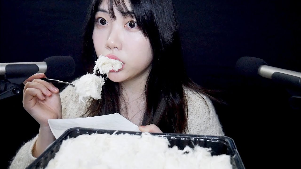 ASMR ☁️ 폭신폭신 튀르키예 구름과자 먹는소리 (Cloud Candy Eating sounds)