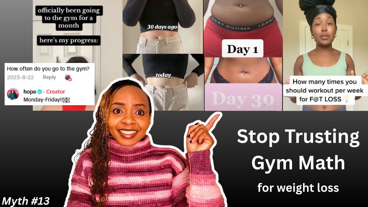 Weight Loss Myth #13: You Have to Exercise to Lose Weight – TDEE versus the Gym #weightloss #losefat