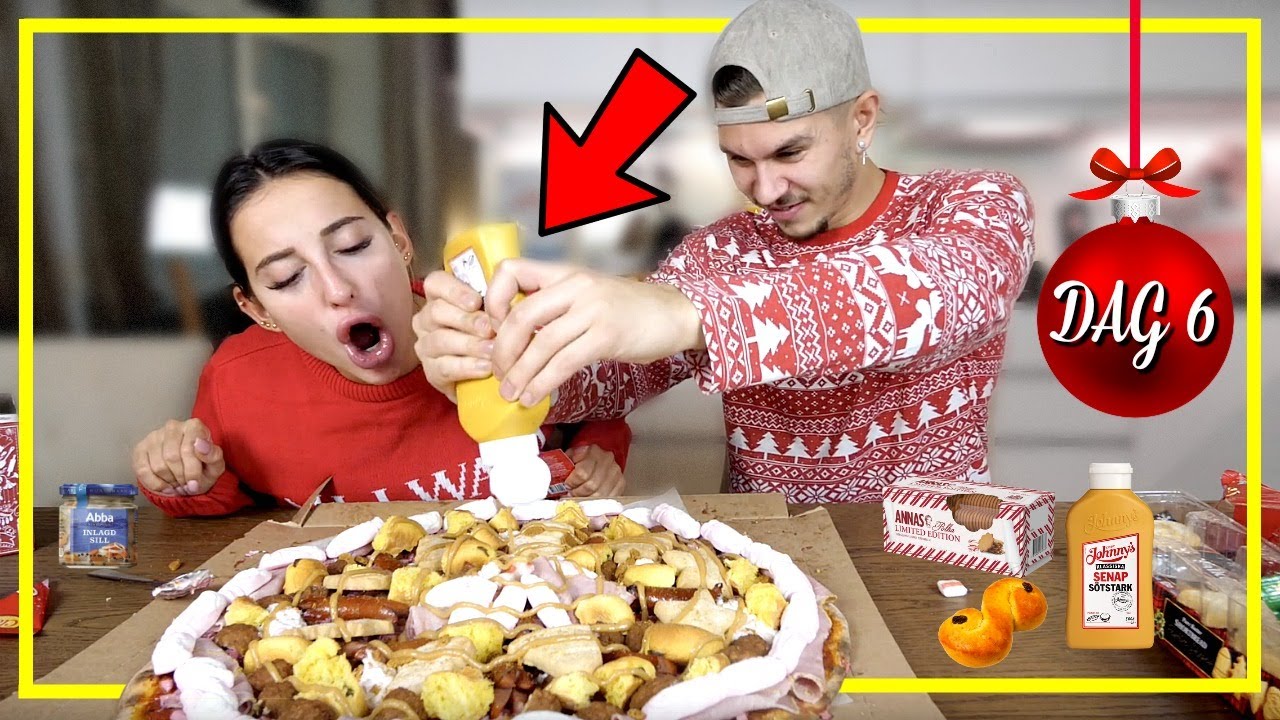 VI GÖR EN EGEN JULPIZZA!!! - VLOGMAS #6
