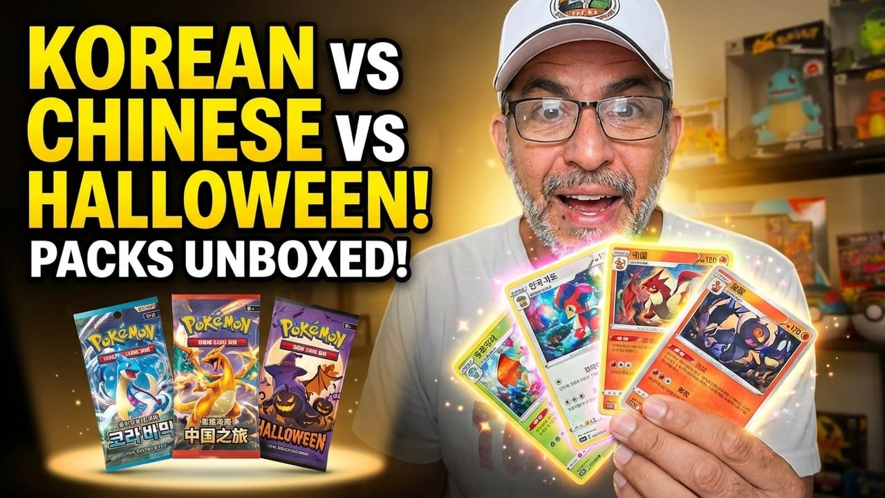 POKÉMON TCG: COREANO, CHINÊS OU HALLOWEEN? QUAL O MELHOR? 🇰🇷🇨🇳🎃 