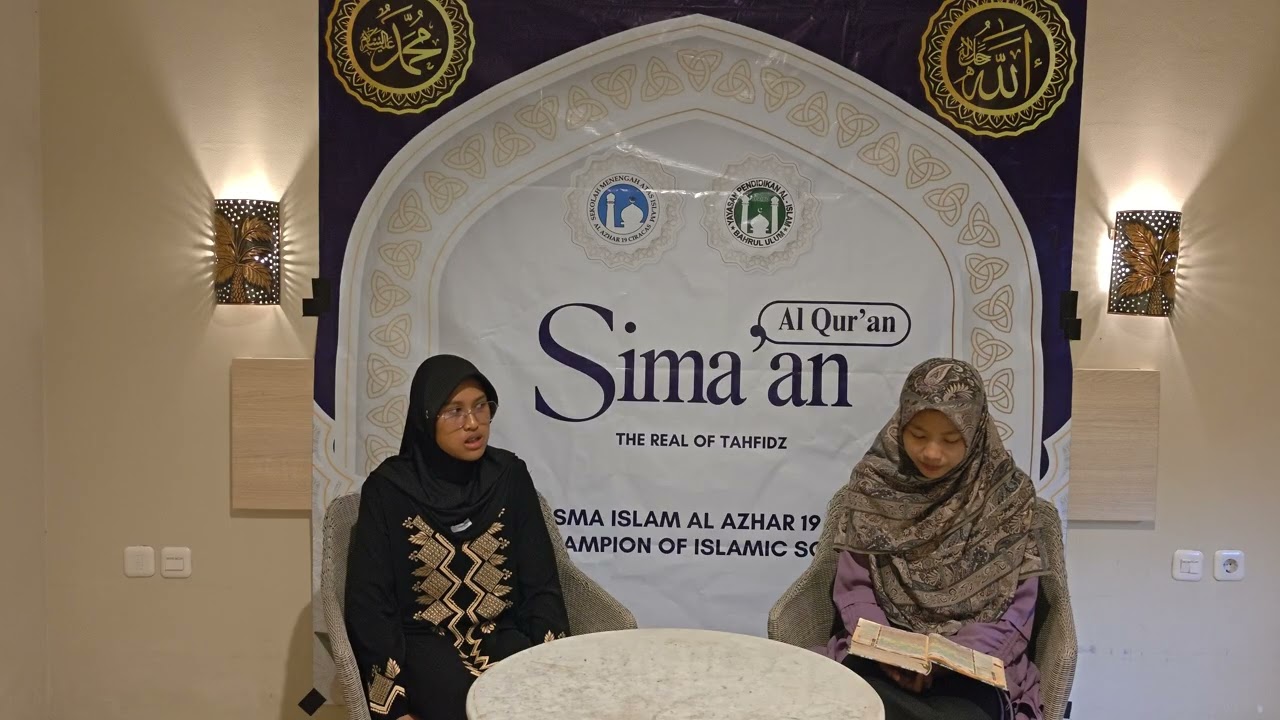 Sima'an Al-Qur'an Juz 30 oleh ananda Khansa Aribah Hanan kelas 10 B