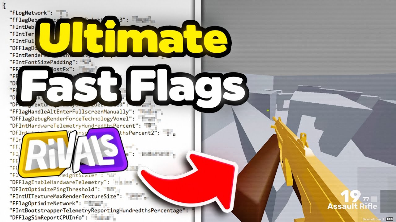 Лучшие быстрые флаги для Roblox Rivals - УВЕЛИЧЕНИЕ FPS / УСТРАНЕНИЕ ЗАДЕРЖЕК / НИЗКИЙ ПИНГ
