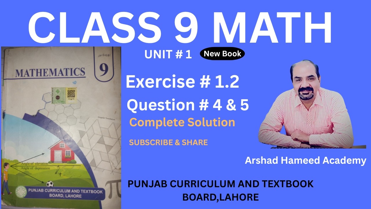 Class 9 Math | Exercise 1.2 Question 4 & 5 Complete Solution | Chapter 1 Real Numbers