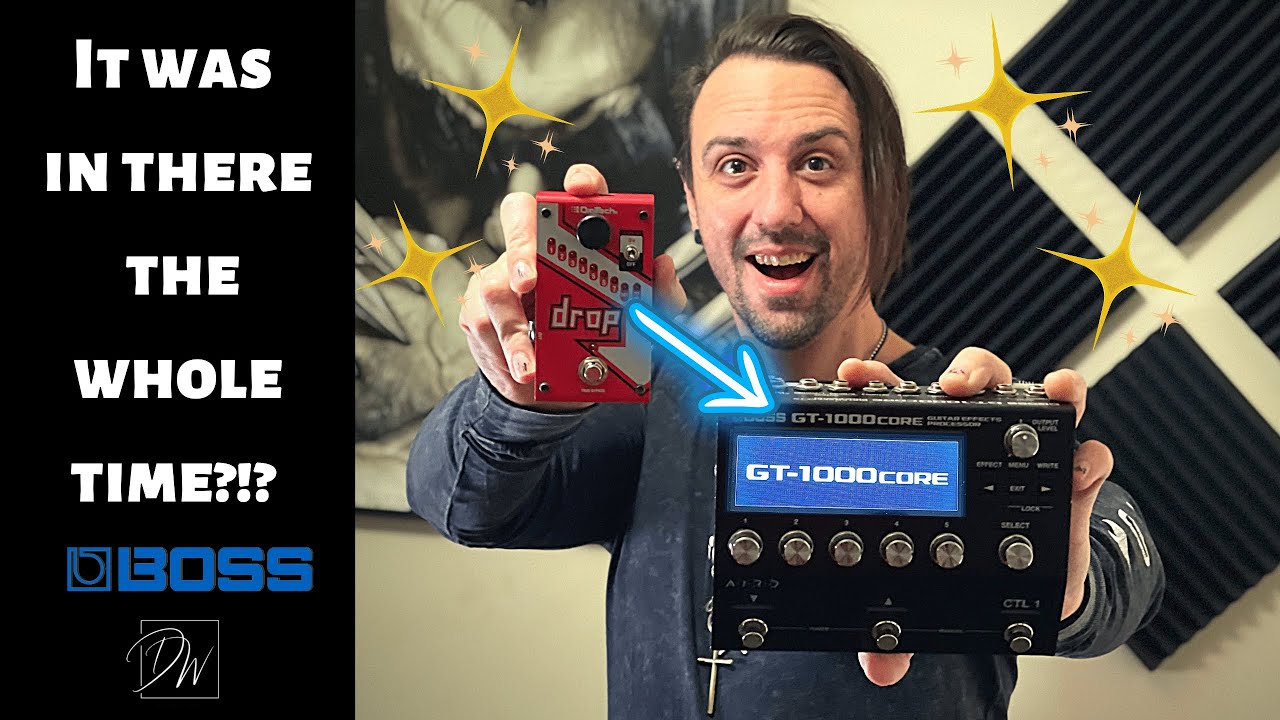 Hidden Gem In The Boss GT-1000 CORE - Drop Pedal..??