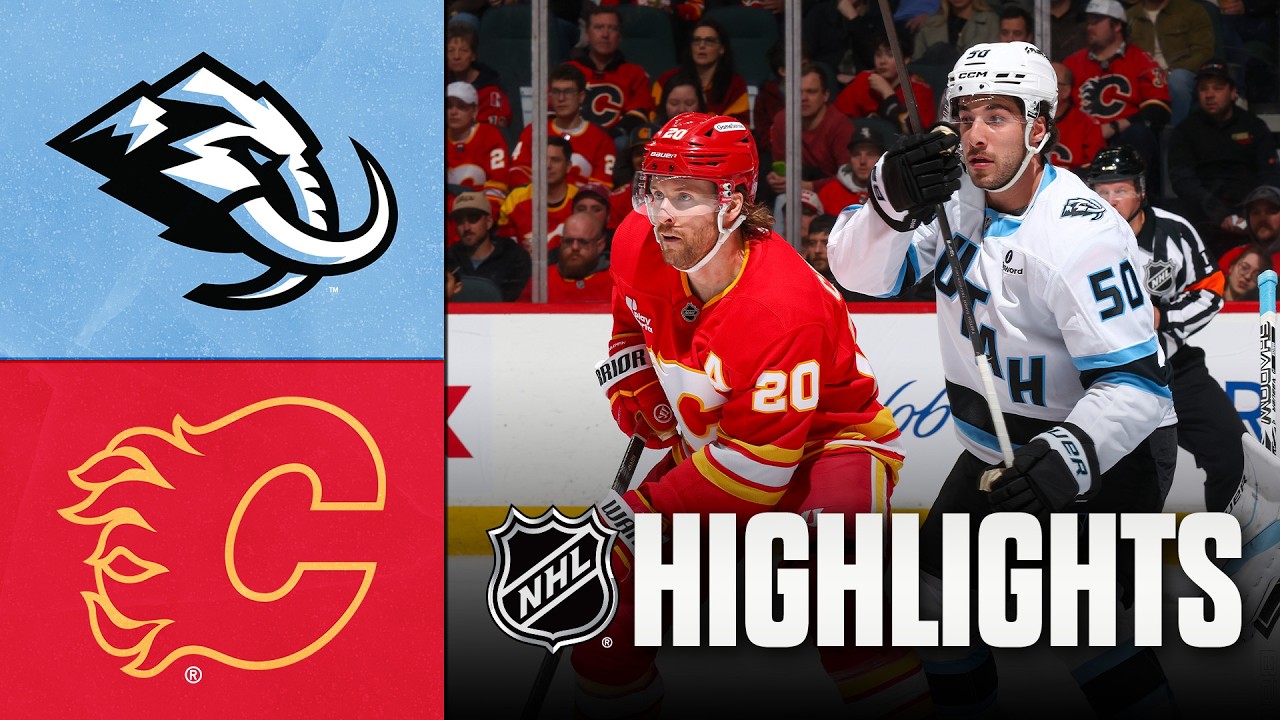 Mammoth vs. Flames | NHL Highlights | April 12, 2026