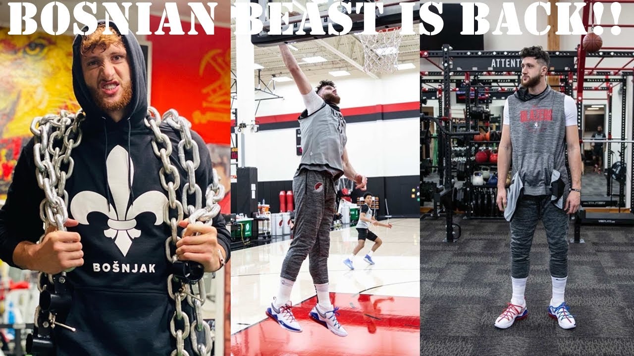 BOSNIAN BEAST IS BACK! Jusuf Nurkic Training For New Season And Best Practice Moments