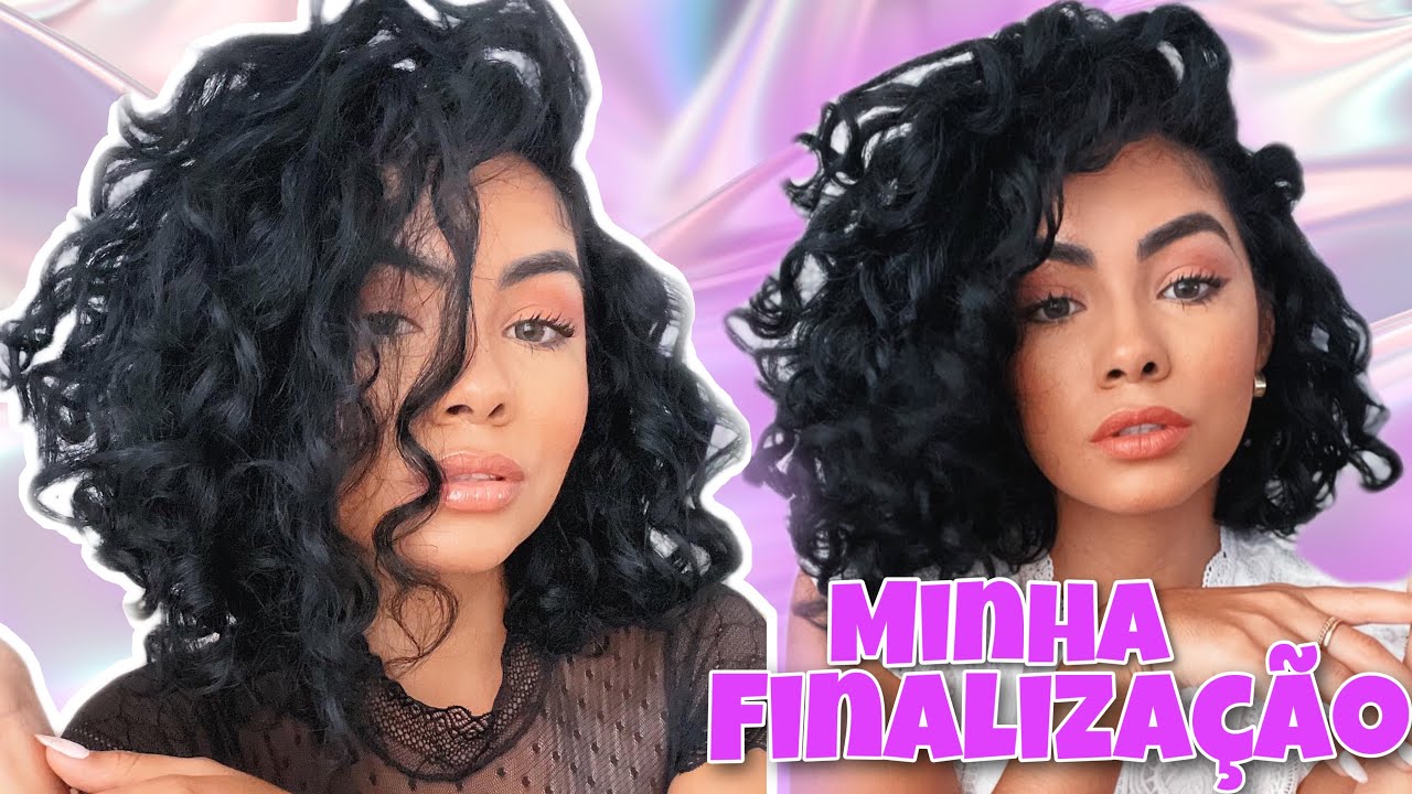 MINHA FINALIZAÇÃO ATUALIZADA | Cachos abertos e volumosos / Joyce Lima