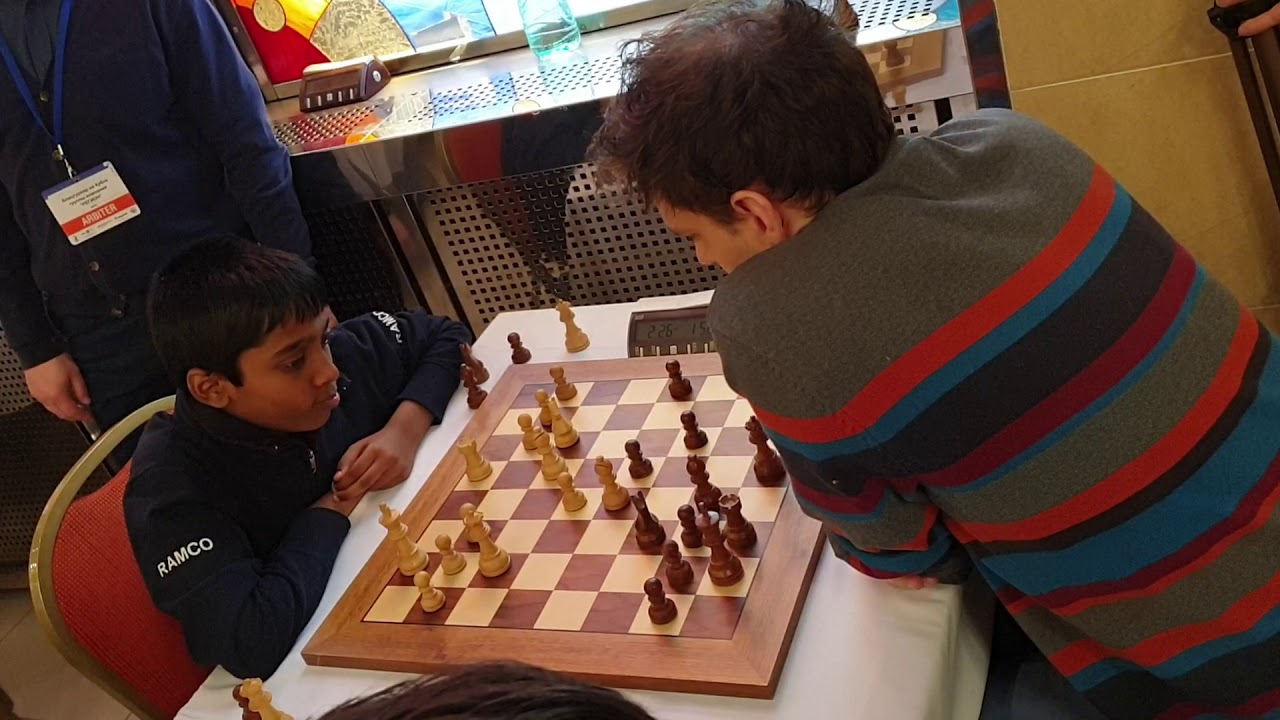 Praggnanandhaa,R (India) - GM Grachev (Russia) 2019 FF