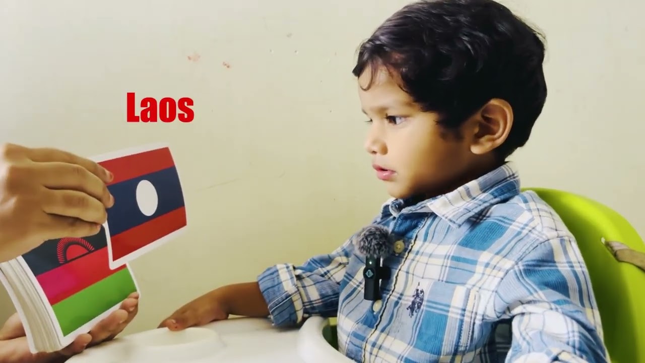 Fastest To Identify And Recite Flags Of 145 Countries (Age: 3 To 5 Years)