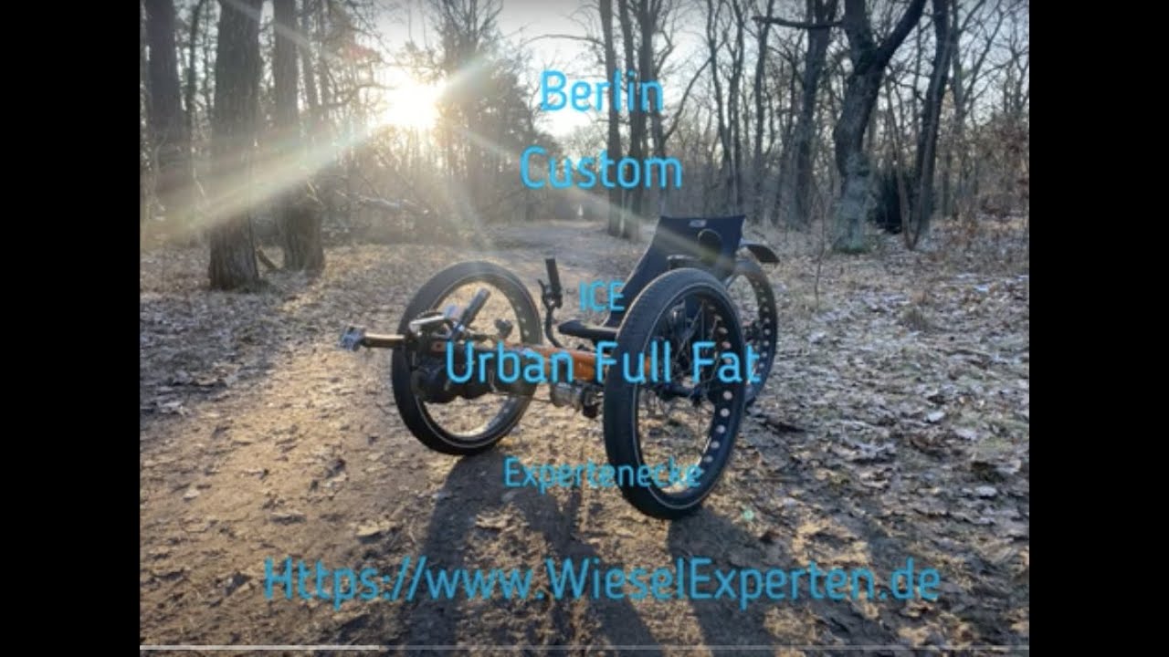 ICE Custom Urban Full Fat Trike