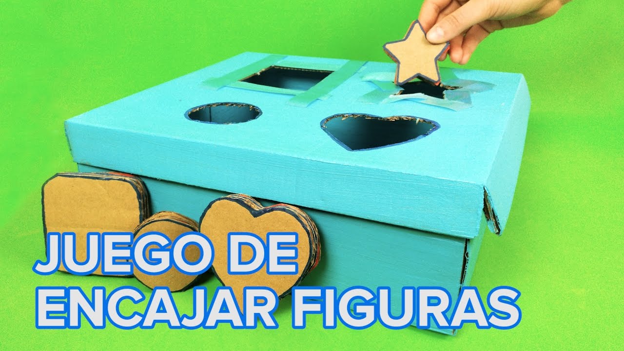 Juguete de encajar figuras | Manualidades para bebés y niños