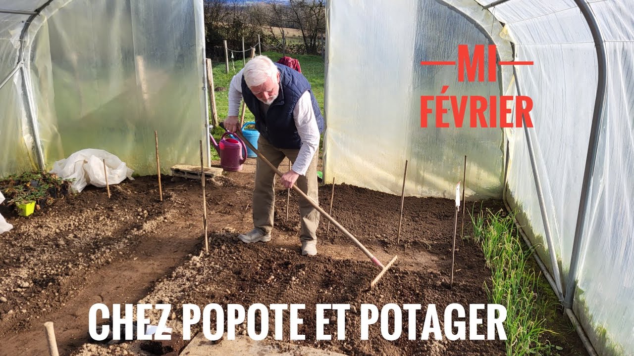 LA VIE AU POTAGER EN FÉVRIER