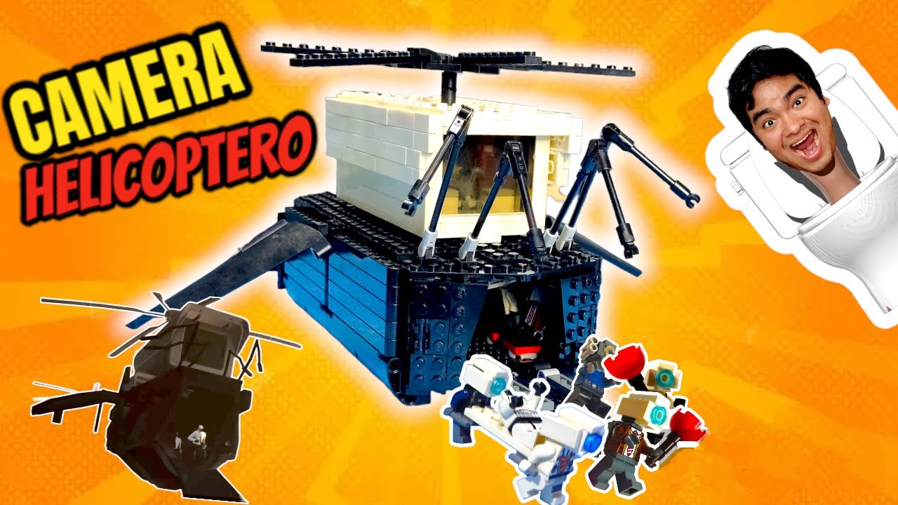 Hice al CAMERA HELICÓPTERO con LEGO de Skibidi Toilet