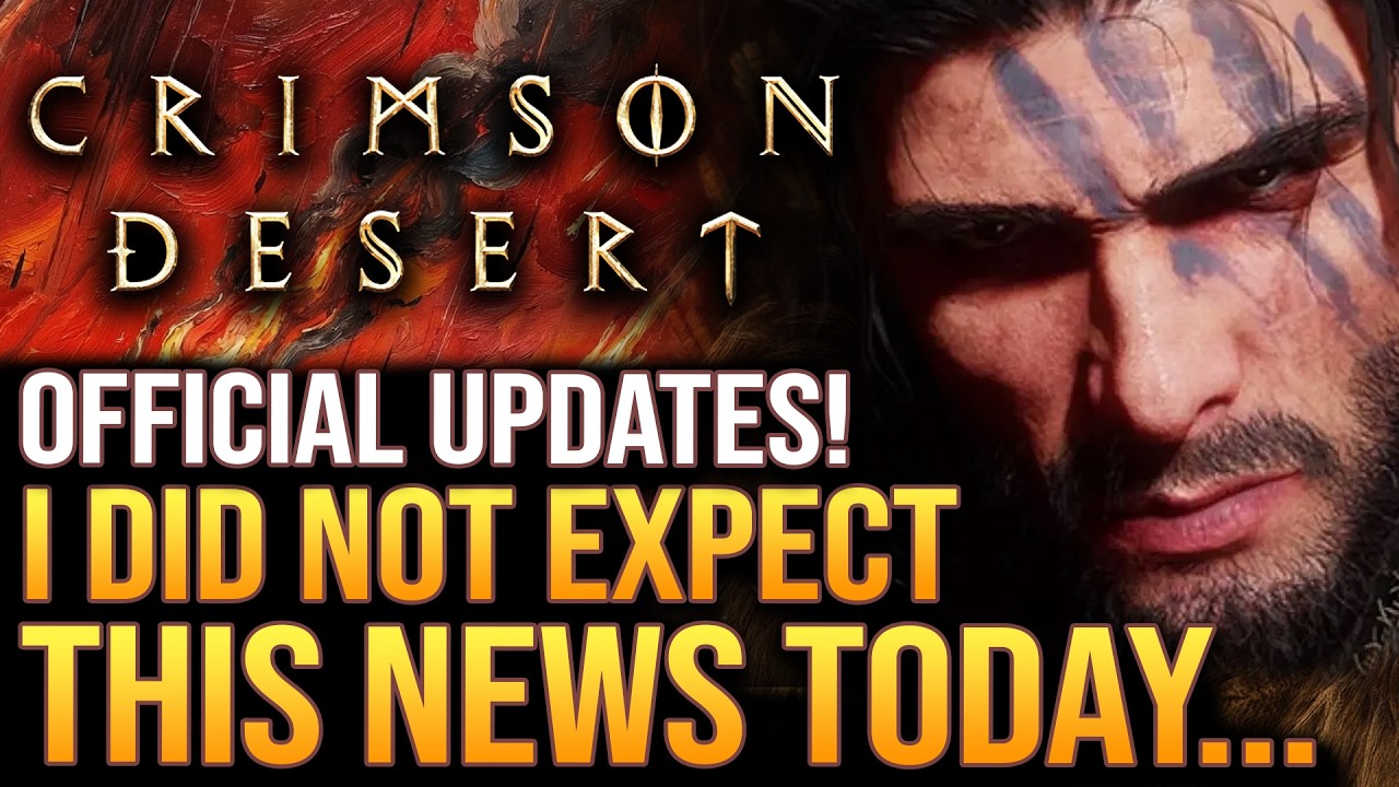 Crimson Desert - I Did NOT Expect This News Today...
