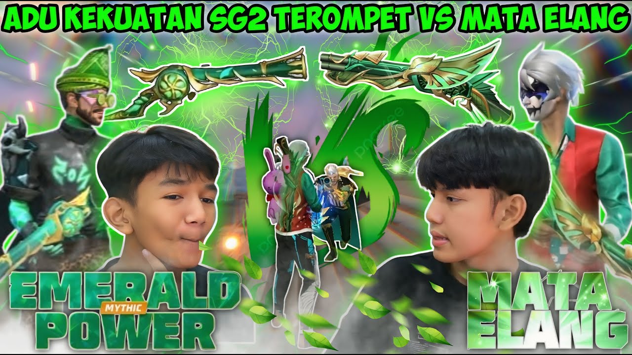 SG 2 TEROMPET EMERALD VS SG 2 MATA ELANG! ANDRA NEKAT SPIN LAGI PAKE AKUN PIAN KITA HABISIN DMNYA🤣