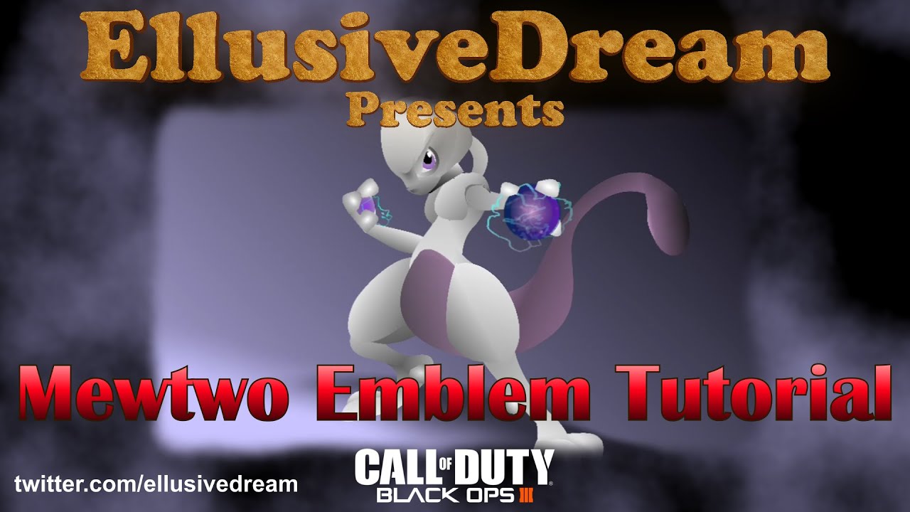 Mewtwo CoD Emblem Tutorial by EllusiveDream