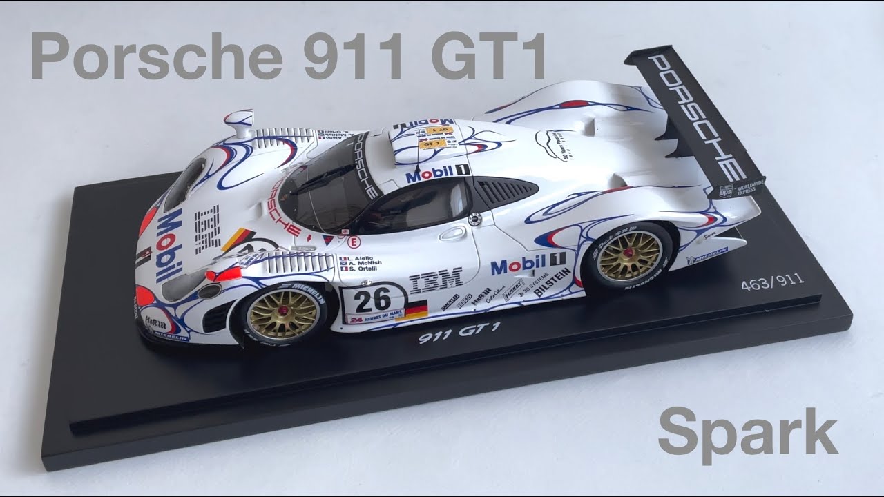 Review Spark 1/18 - Porsche 911 GT1 Winner 24H Le Mans 1998 Dealer Edition