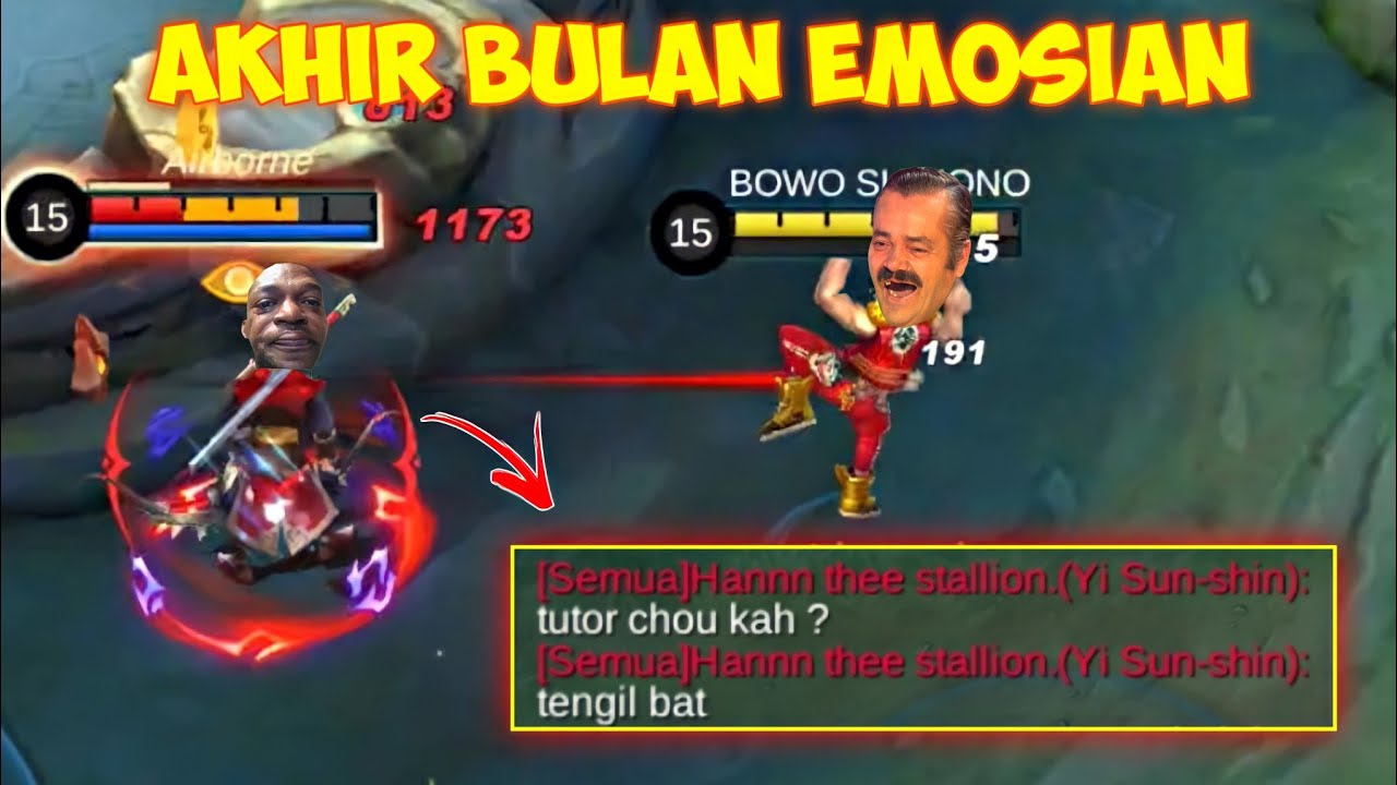 CHOUBOWO.EXE - MANCING EMOSI DI AKHIR BULAN MEMANG LAH EPIC😂🤣 Mobile Legends Funny Moments #19