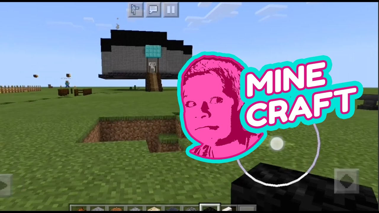 Jugando MINECRAFT con mi amigo Pablo