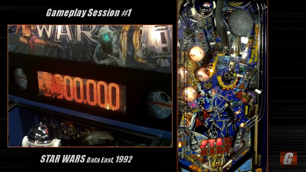 Data East Star Wars Pinball gameplay