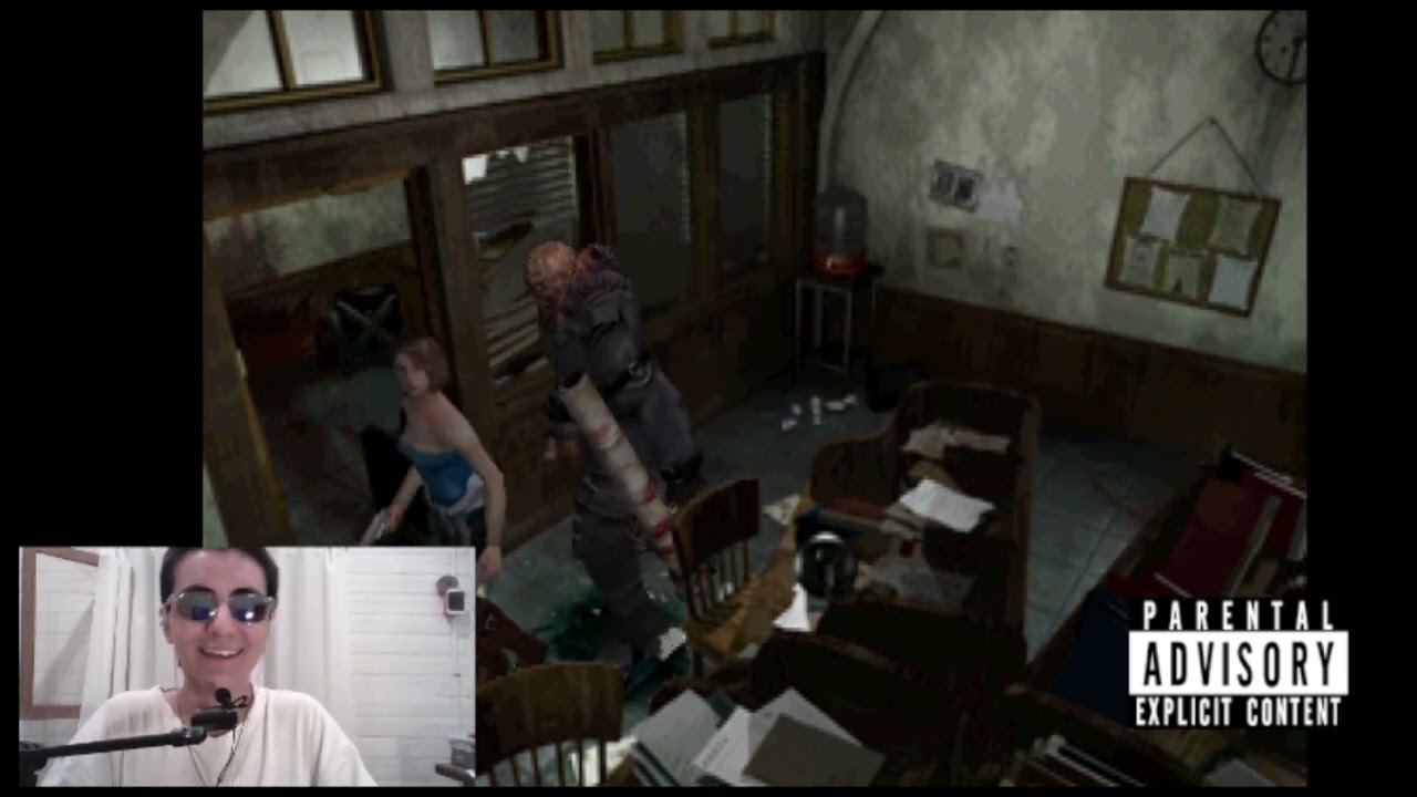 Primer ataque de Nemesis Resident Evil 3 PlayStation 1