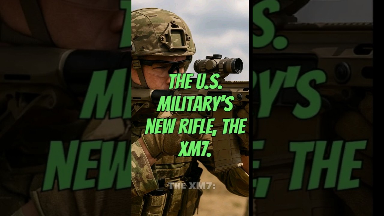 The U.S. military's new rifle, the XM7 