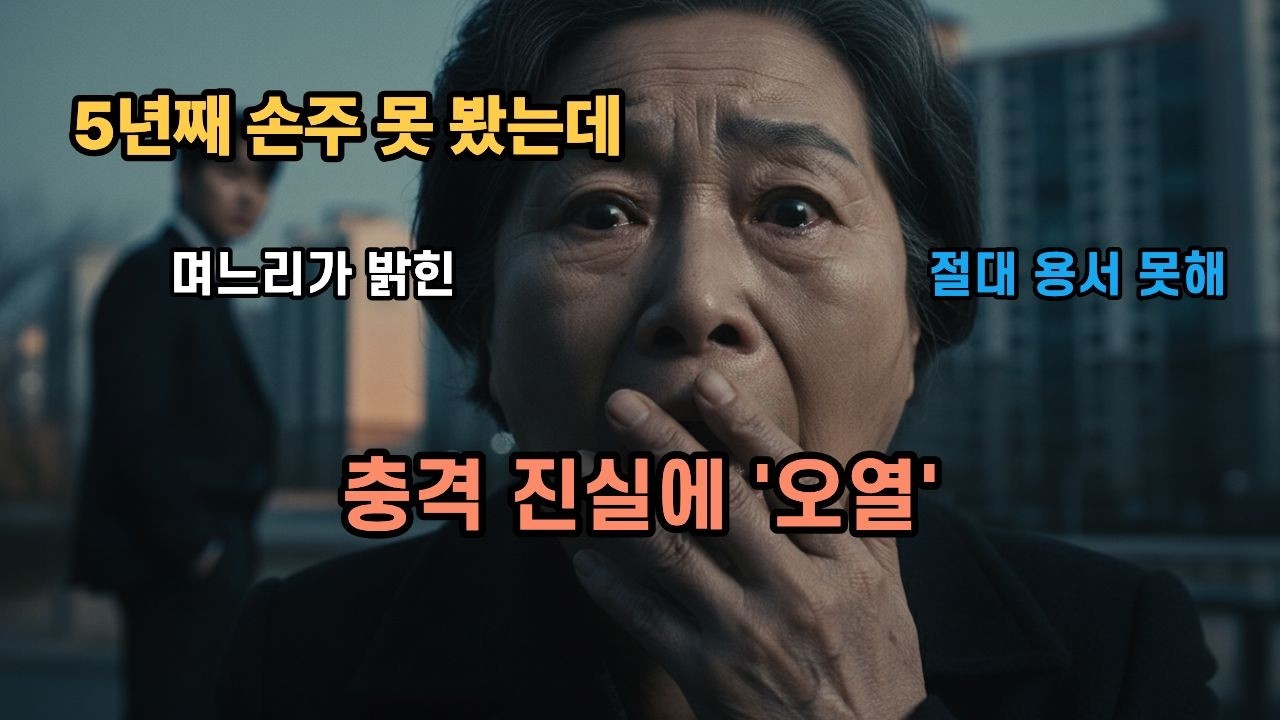 5년간 손주를 못 본 할머니, 며느리의 충격적인 비밀을 알게 되다