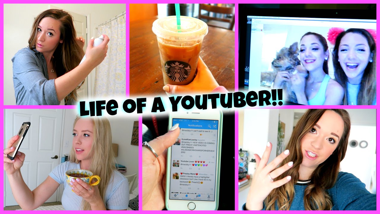 LIFE OF A YOUTUBER!! + BEAUTY GURU SKYPE DATE!!!