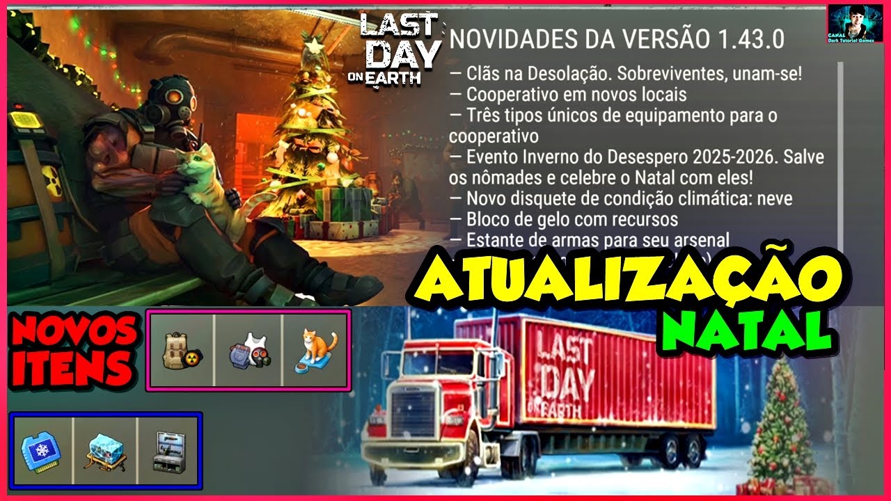 ●SAIU ATUALIZA&Ccedil;&Atilde;O FA&Ccedil;A AGORA PRA N&Atilde;O PERDER!! EVENTO DE NATAL +COOP 👁 Last Day on Earth UPDATE