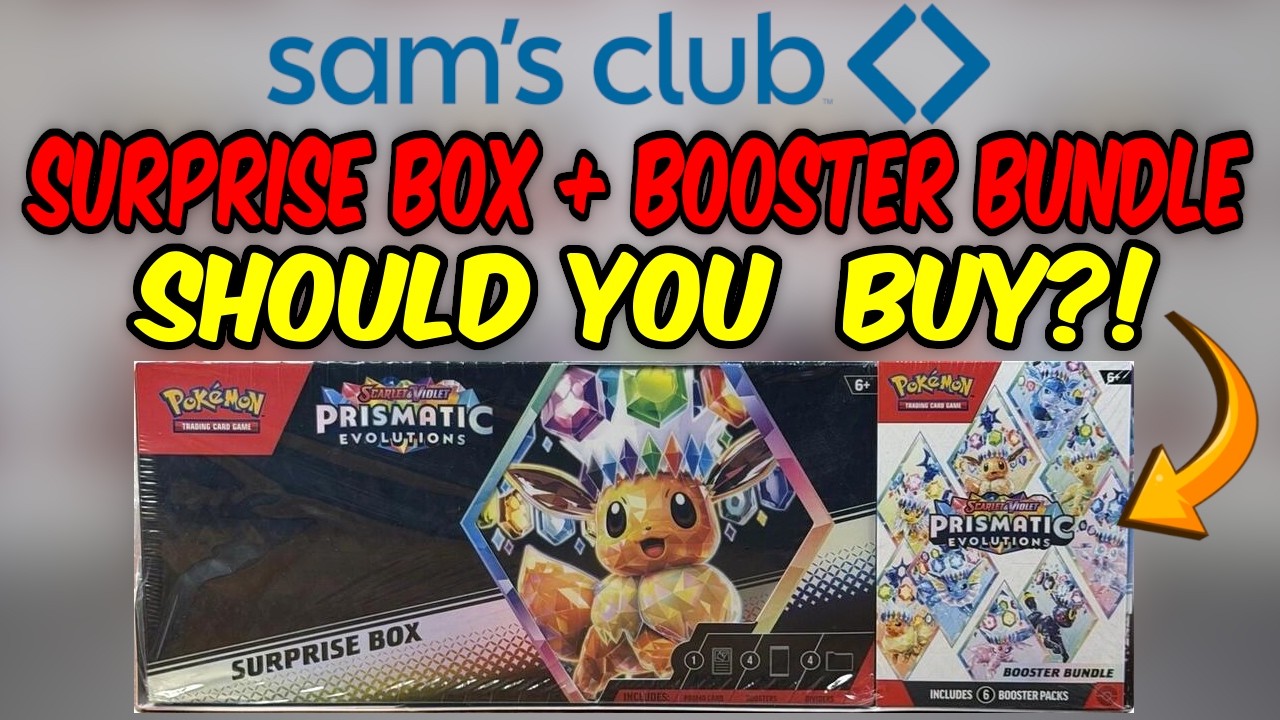 SHOULD YOU BUY? Pok&eacute;mon TCG Prismatic Evolutions Surprise Box + Booster Bundle Opening And Review!